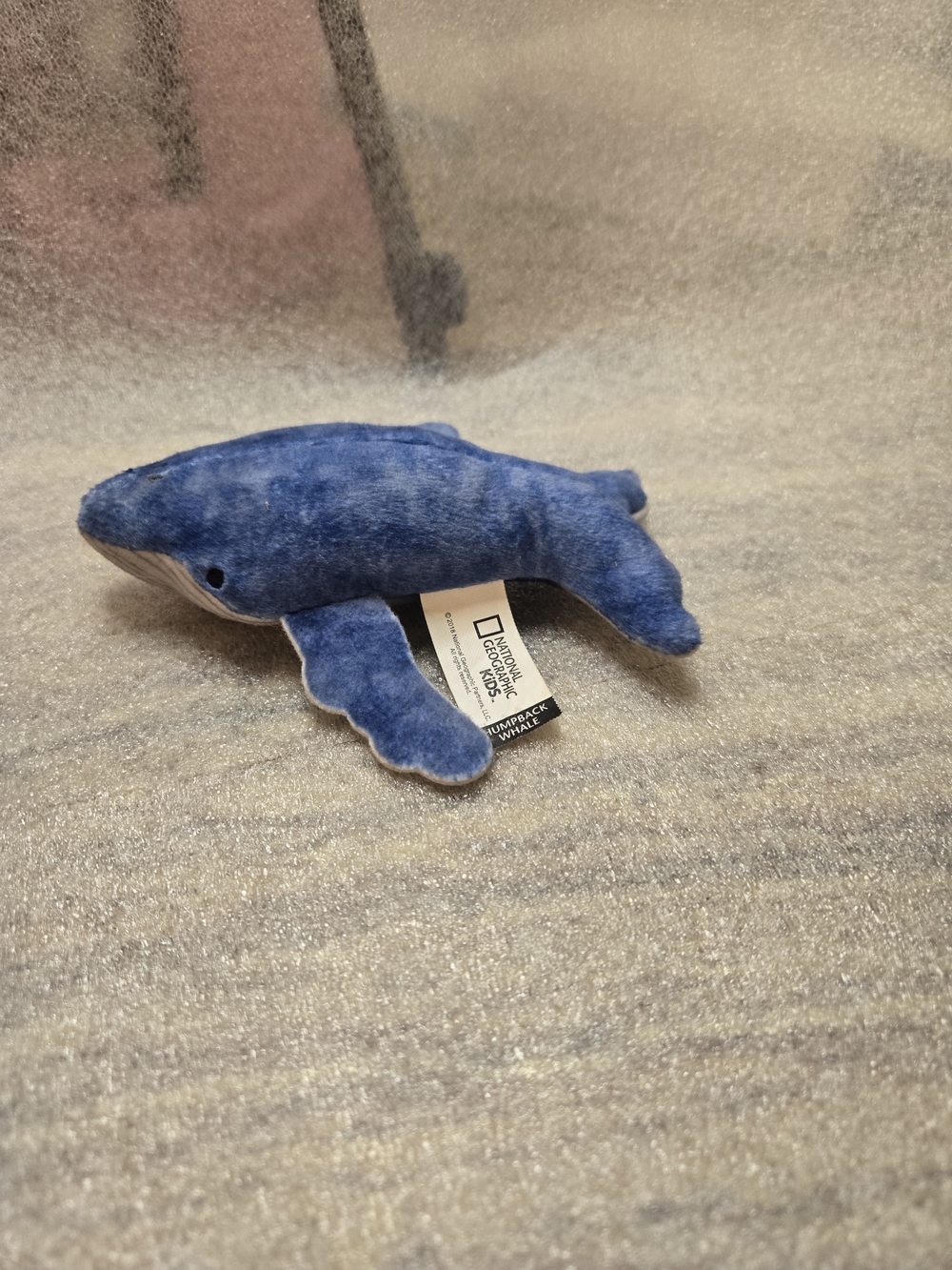 National Geographic Blue Plush Humpback Whale Toy